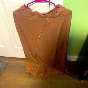 Long brown skirt